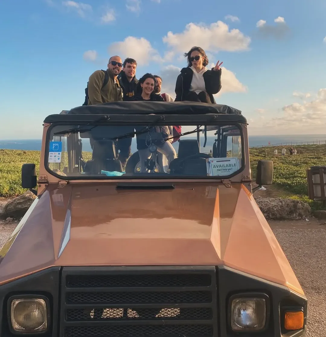 Visitatori di YourTuk in tuk-tuk a Sintra